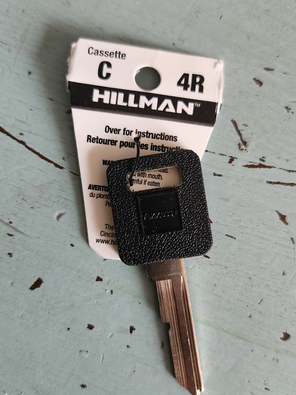 (21) Hillman Cassette C 4R Blank Keys